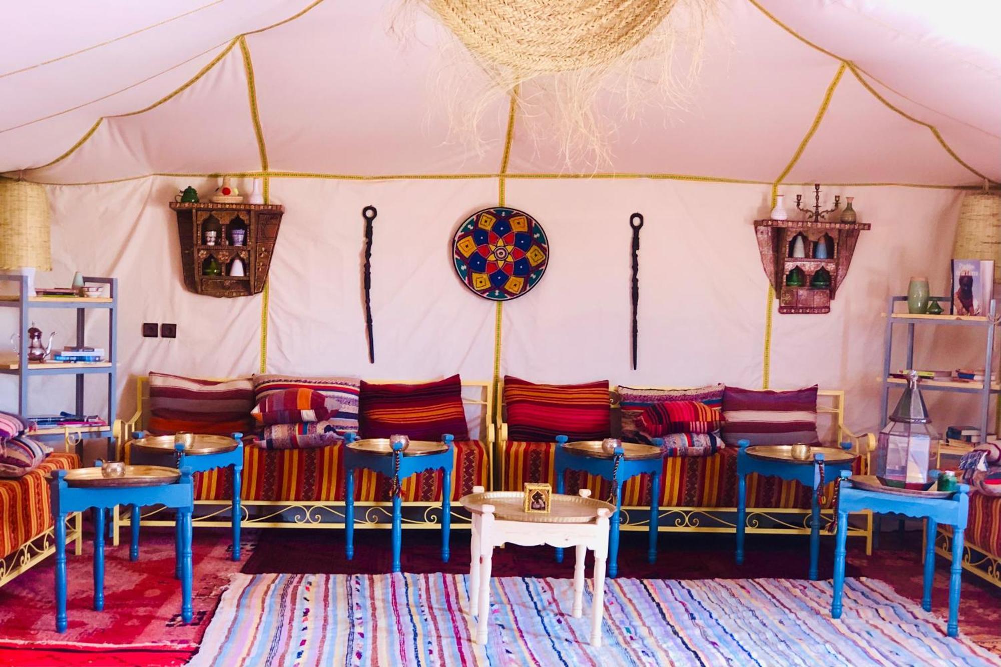 Pueblo Touareg - Private Tents Merzouga Bagian luar foto